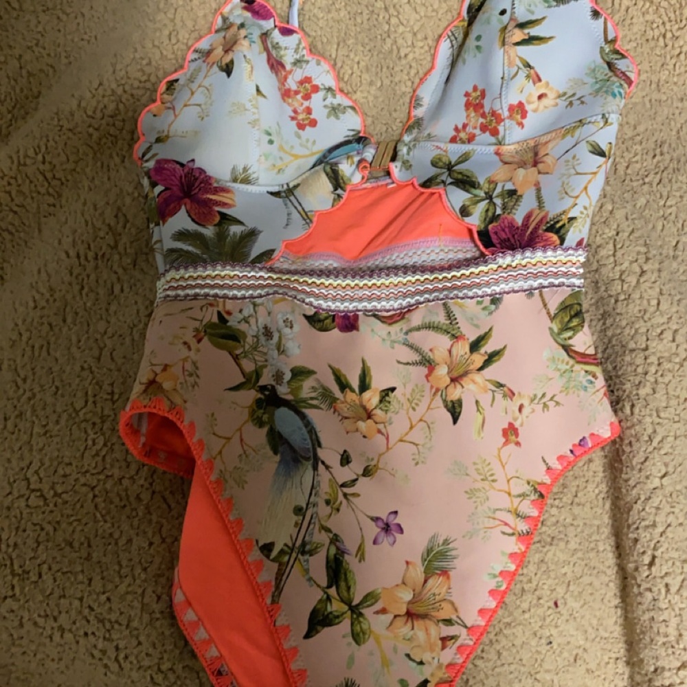 River Island Resort Floral One-Peice Swimsuit
